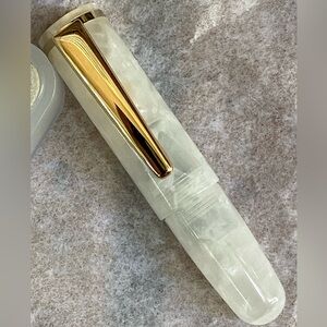Wancher White Snow Mini Fountain Pen Fine Point/Tip Nib Eyedropper pocket